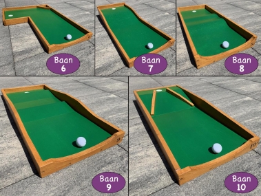 Midgetgolf - baan 6 t/m 10